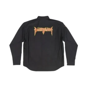 Metallica-shirt met lange mouwen, oversized pasvorm “Black Orange” 699053TYB181000