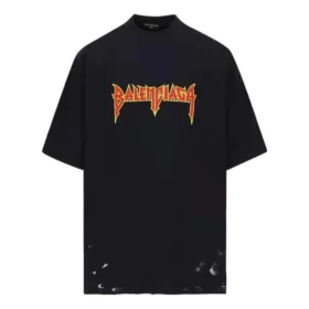 Metallica T-shirt met korte mouwen, oversized pasvorm “Black Orange” 694576TMV881055