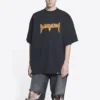 Metallica T-shirt met korte mouwen, oversized pasvorm “Black Orange” 694576TMV881055