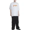 Metallica T-shirt met korte mouwen, oversized pasvorm “White Orange” 694576TMV880901