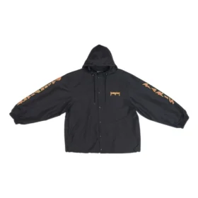 Metallica windjas met capuchon “Black Orange” 698831TMO101000