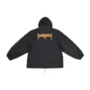 Metallica windjas met capuchon “Black Orange” 698831TMO101000