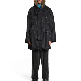 Militaire parka “Zwart” 751730TMO131000