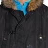 Militaire parka “Zwart” 751730TMO131000