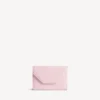 Mini-envelopportemonnee voor dames in petal pink