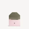 Mini-envelopportemonnee voor dames in petal pink