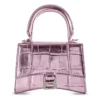 Mini Hourglass-tas met handvat “Lilac” 664676-1S4NY-5304