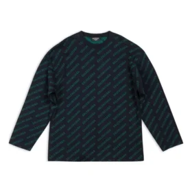 Mini-trui met all-over logo “Donkerblauwgroen” 736247T32334301