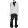 Mini-vest met all-over logo “Light Grey White” 699822T32331461