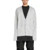 Mini-vest met all-over logo “Light Grey White” 699822T32331461