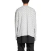 Mini-vest met all-over logo “Light Grey White” 699822T32331461