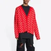 Mini-vest met all-over logo “Red White” 699822T32336090