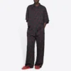 Minimal T-shirt met korte mouwen “Black Red” 658841TKO521076