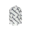 Minimalistisch shirt met korte mouwen en Scribble-logo “White Navy” 681812TOLE99167
