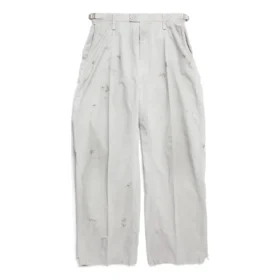 Minimalistische Cargo-broek “Light Grey” 746509TKP271400