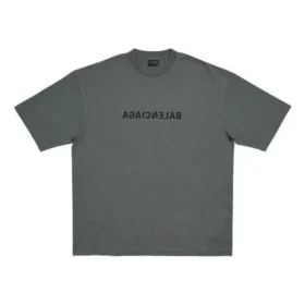 Mirror Balenciaga T-shirt Medium Fit “Grijs” 612966TNVR21242