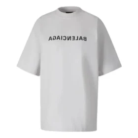 Mirror Balenciaga T-shirt Medium Fit “White” 764235TNVR2-9784