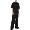 Mirror Balenciaga T-shirt, medium pasvorm “Zwart” 612966TNVR21070