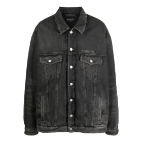 Mirror gewatteerd Denim-jasje “Dark Grey” 735744TBP471270