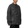 Mirror gewatteerd Denim-jasje “Dark Grey” 735744TBP471270