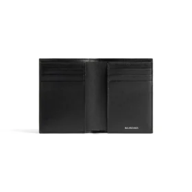 Monaco verticale portemonnee met twee vouwen “Zwart” 7665512AAS81000