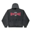 Montaigne Hoodies, ruime pasvorm “Black Faded” 803265TRVN21048