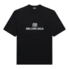 Mosaic Logo BB Alphabet loszittend T-shirt met korte mouwen, zwart 612965TKVI71070
