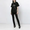 Mosaic Logo BB Alphabet loszittend T-shirt met korte mouwen, zwart 612965TKVI71070