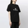 Mosaic Logo BB Alphabet loszittend T-shirt met korte mouwen, zwart 612965TKVI71070