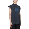 Mouwloos T-shirt ‘Black Blue’ 767844TPVM31412