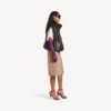 Mouwloze blouson voor dames in mokka