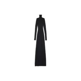 Naadloze platte jurk “Zwart” 788288T52131000