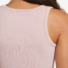 Naadloze techwear-bh voor dames in nude