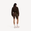 Techwear-jass voor dames in de kleur moka