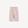 Naadloze techwear-fietsbroek voor dames in nude