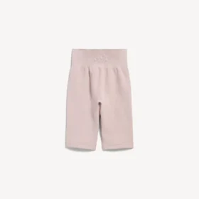Naadloze techwear-fietsbroek voor dames in nude