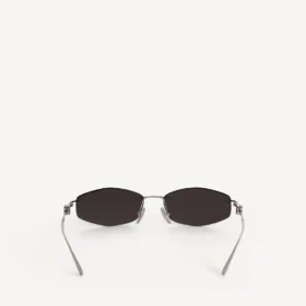 Nano D-frame zonnebril voor dames in zilver