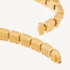 Nano mini-link choker voor dames in glanzend goud