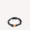 Nano Ribbon BB-armband voor dames in zwart/glanzend goud