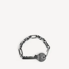 Neverlost-armband voor heren in antiek zilver
