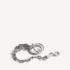 Neverlost-sleutelhanger voor heren in antiek zilver