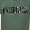 Nieuw Tape Type T-shirt met tape-effect, medium pasvorm “Dark Green” 739784TQVQ83004