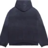 No Comment-hoodie met wijde pasvorm “Navy Blue” 674986TLVG43967