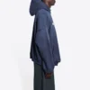 No Comment-hoodie met wijde pasvorm “Navy Blue” 674986TLVG43967