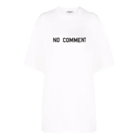 No Comment katoenen T-shirt “White” 684155TLVG33307