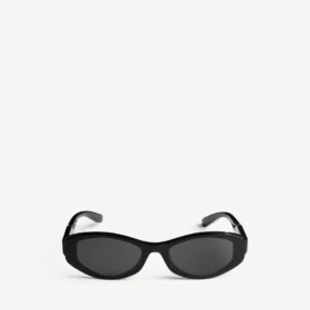 Nova ovale zonnebril voor dames in zwart