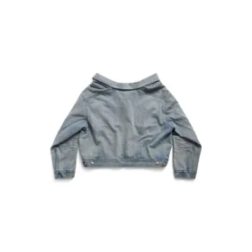 Off-shoulder jas “Lichtblauw” 786638TQW556379