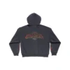 Offshore hoodie met rits, medium pasvorm “Black Faded” 770939TPVM91568