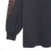 Offshore T-shirt met lange mouwen, oversized “Black Faded” 739027TPVM81568