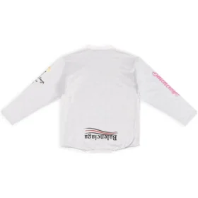 Omgekeerd T-shirt met lange mouwen “White” 698155TMVC99000
